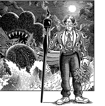 Jim Woodring-self-portrait